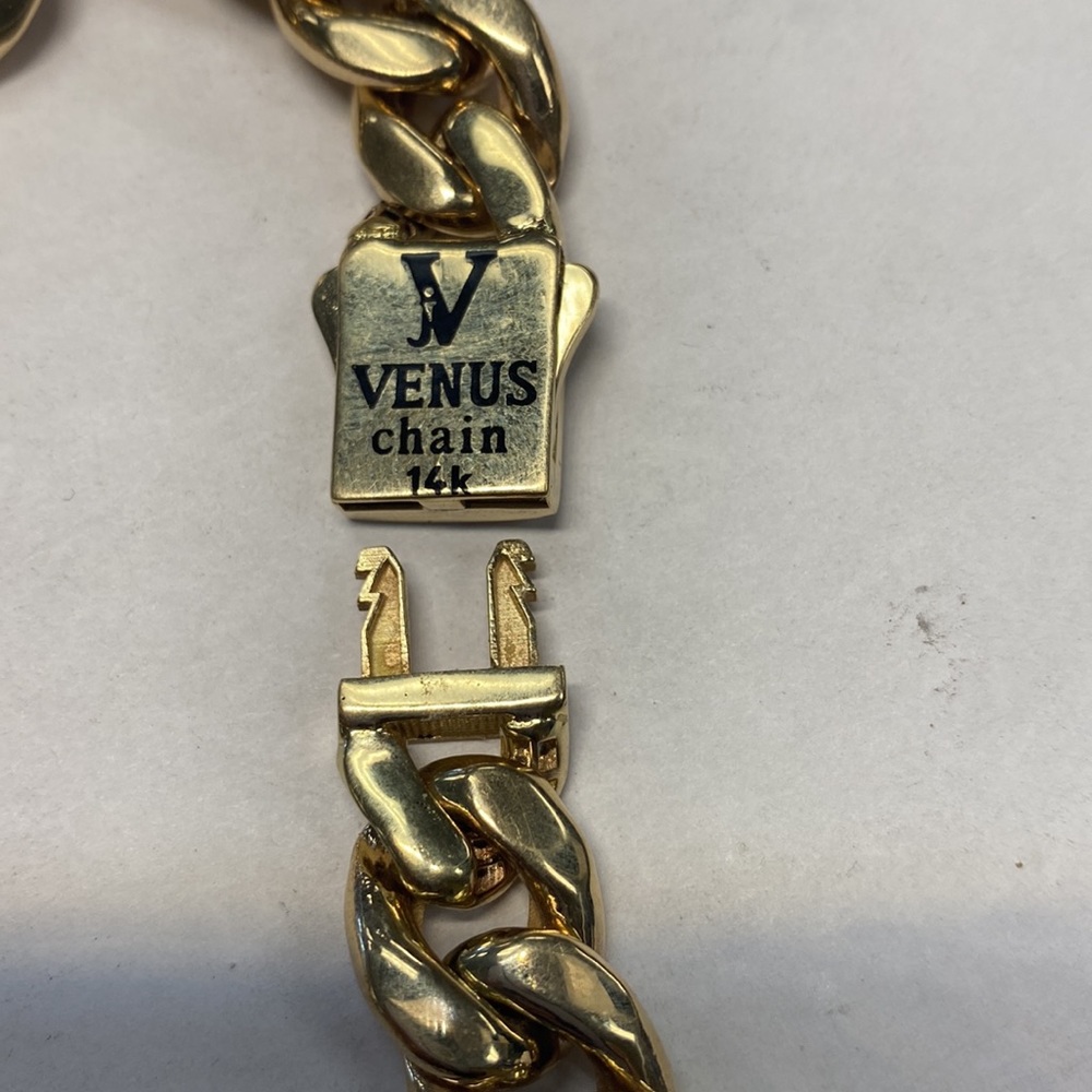 NEW 14K Solid Gold Cuban Necklace 26” - Picture 5 of 8